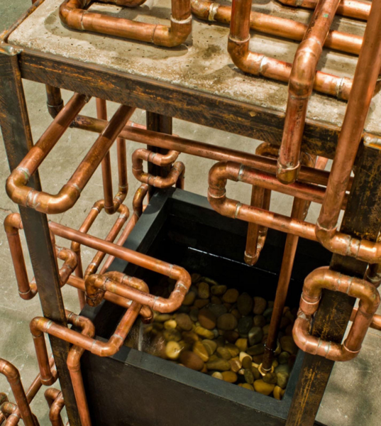 Infrastructure Fountain #3 (Detail). 2022.