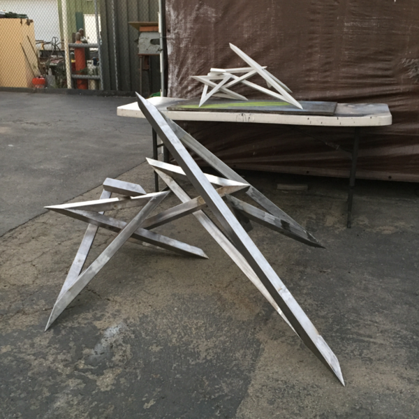 Untitled #6 (Maquette and scaled up version in progress)