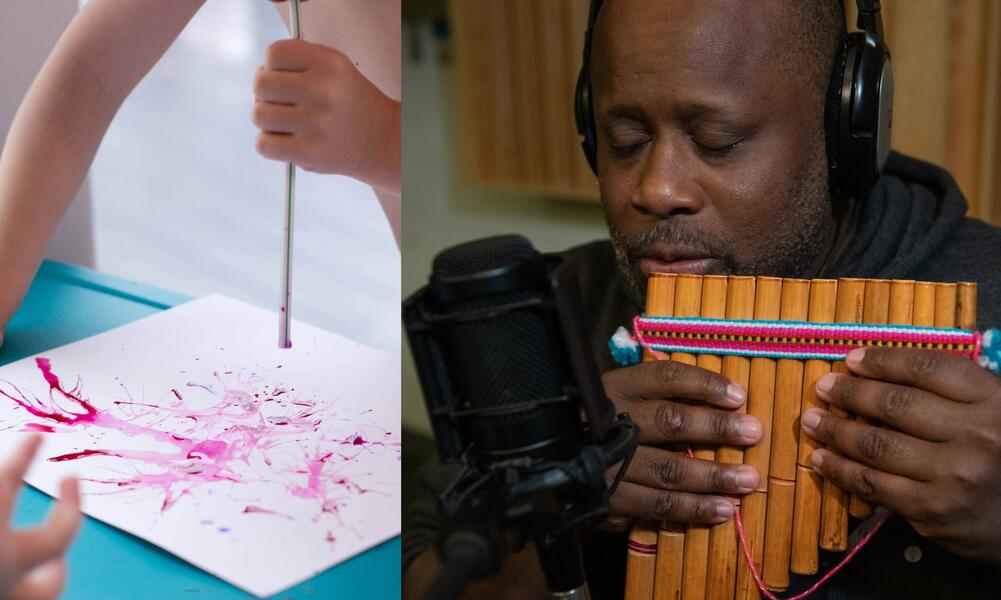 CULTURAL FIRST 0B: Immersive Breath Painting (Sound Art as Research) for the students of Shodekeh's Breath Art Lab at Green Box Arts, June 16th - 26th, 2026.