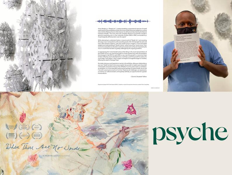 Breath Art Bronchi IV (Conceptual Breath + Visual Art): Virion Breaths composed by Shodekeh for Rebecca Kamen's Reveal @ The American University Museum & Laryngeal Breaths for the doc When There Are No Words featured in Psyche Magazine, 2026.