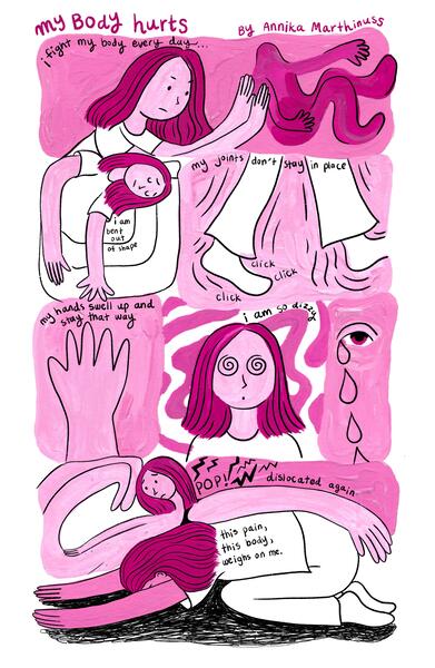 Pink Pain Comic