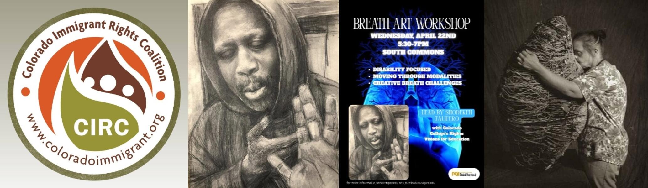 Breath Art Bronchi IV (Conceptual Breath For Sensitive Cohorts): Breath Art Advanced Master Classes for ICE interventionists at the Colorado Immigration Rights Coalition & adult students of the Rocky Mountain Down Syndrome Association, 2026.