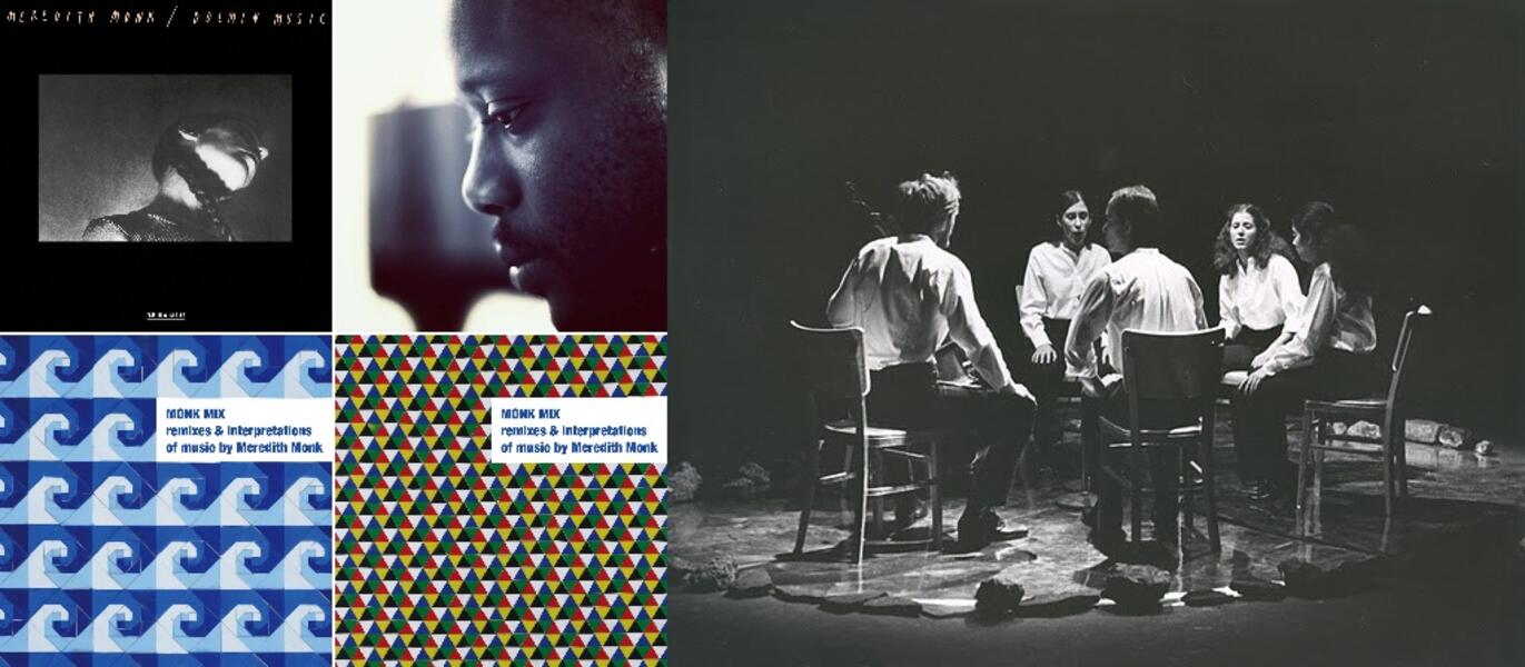 Coda, Prelude II (Experimental / Vocal Compositions): Dolmen Music, Part 1 (Shodekeh’s Embody & Continuums Remix) remixed by Shodekeh for MONK MIX: Remixes and Interpretations of Music by Meredith Monk, 2012. Album concert premiere at Joe's Pub, 2012.