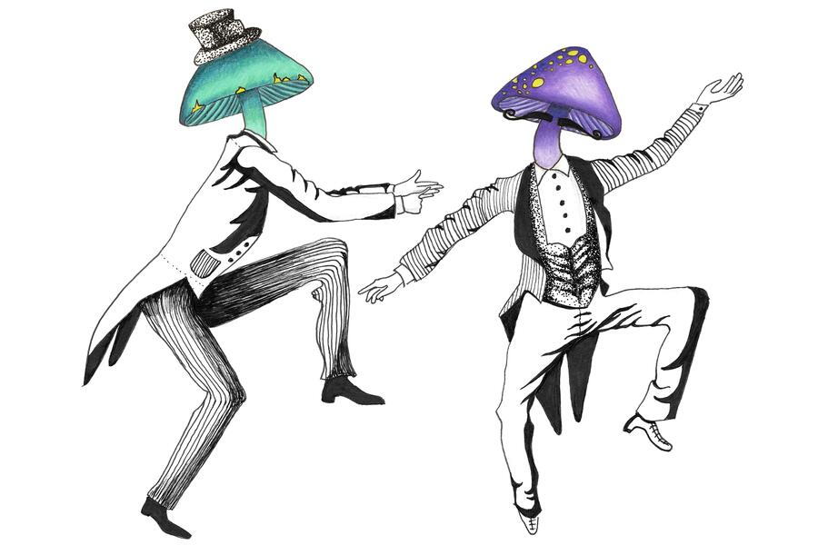 Two Dancing Lads