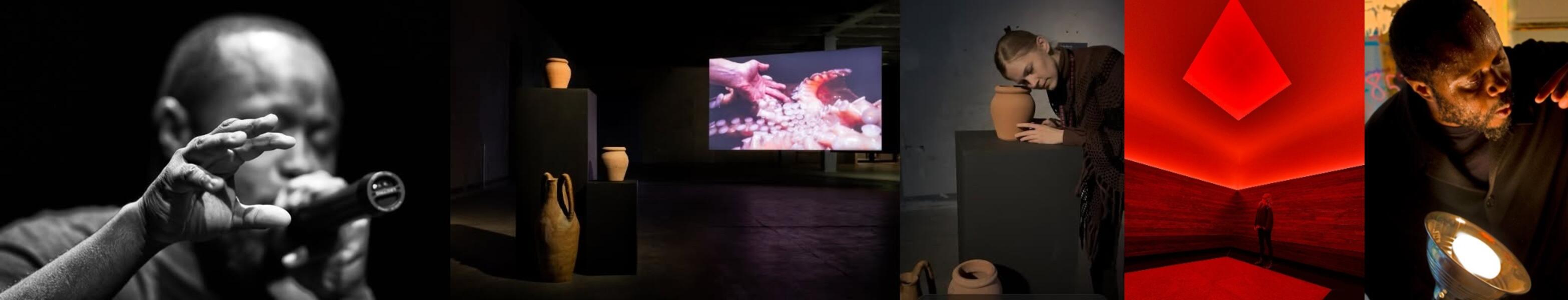 Breath Art Bronchi III (Kinesthetic Breath + Visual Art): Breath Kins by Shodekeh for Jessica Seagall's Oddkin @ The Kalevana Navetta Art & Culture Center in Finland in 2026 & live performance in the James Turrell Skyspace @ Green Box, 2026.