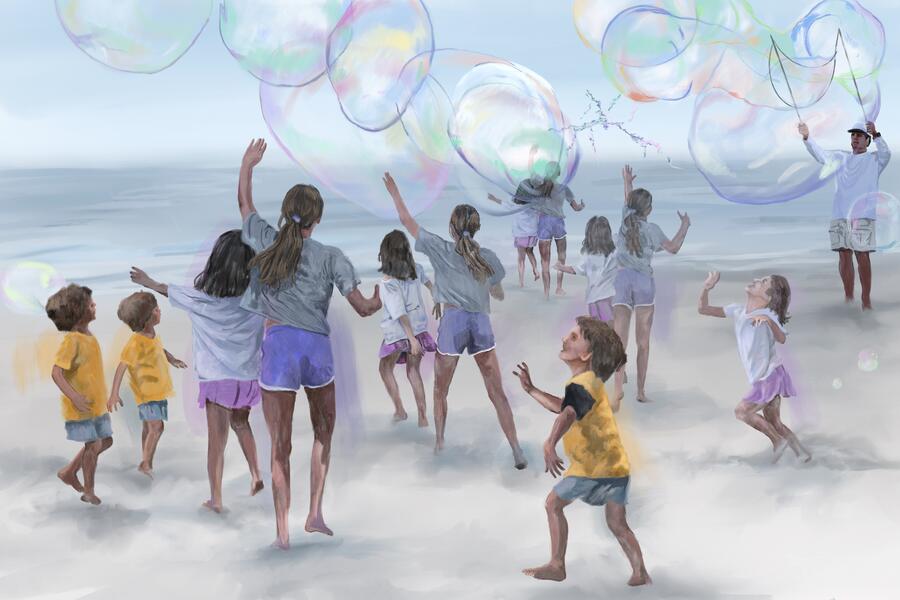 Beach Bubbles