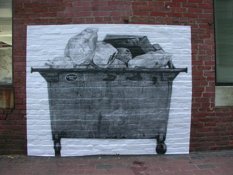 Wheeled dumpster