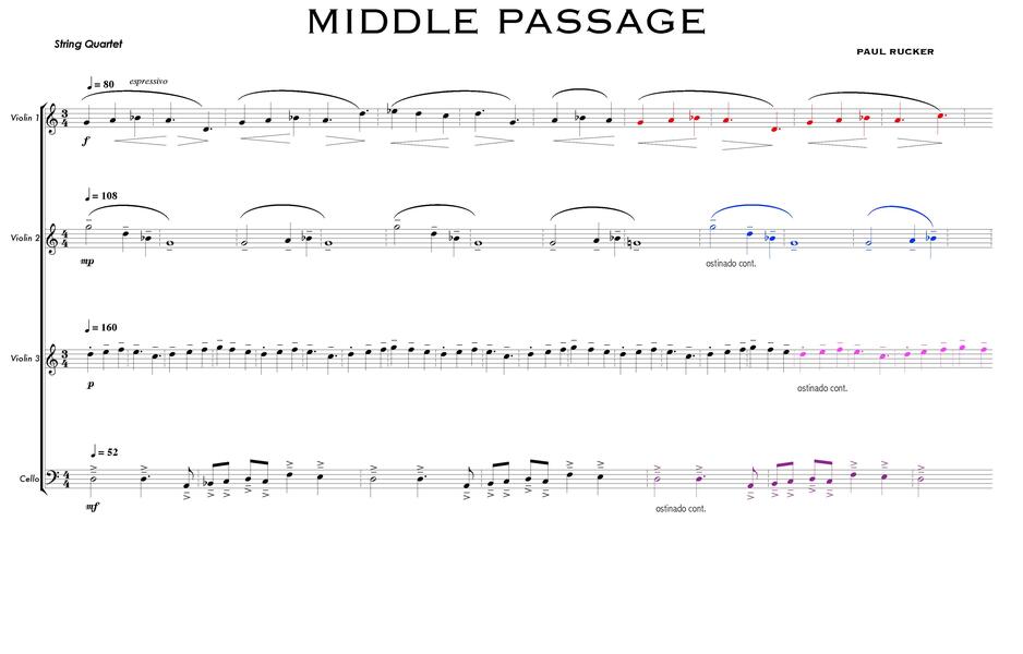 Middle Passage - Multiple Metronomic Composition