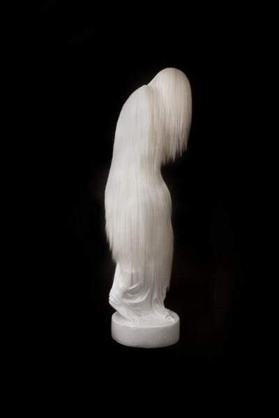 Untitled (white mourning figure)