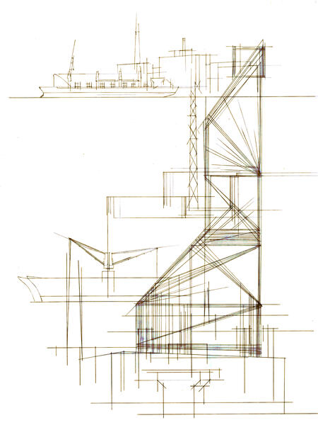 Drafted Sketch - Domino Sugar Factory