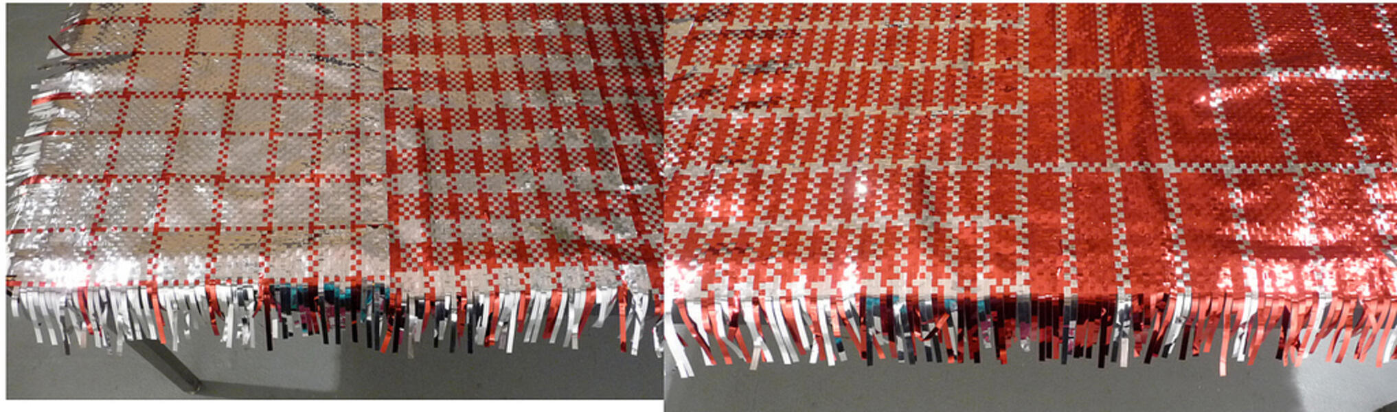 gradient tablecloth detail