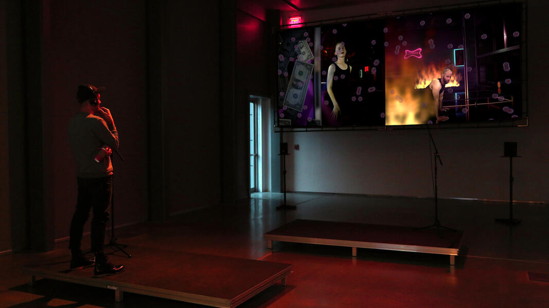 Take Karaoke: A Proposition for Performance Art (Installation view)