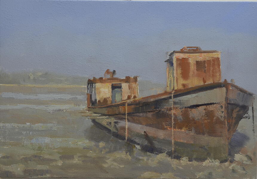 Rusted Boat Study  2014
