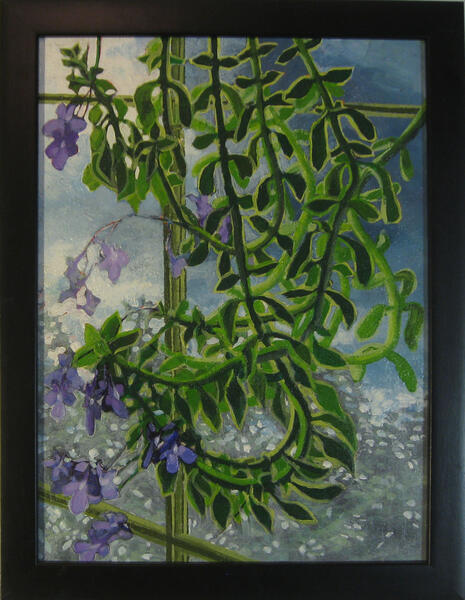 Violets Beget Violets, detail (lower panel)