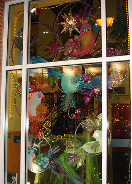Whimsical Window Birds