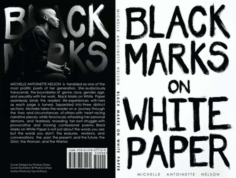 Black Marks on White Paper book layout