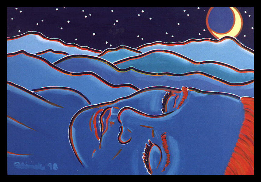 bluefigurelandscape,1998