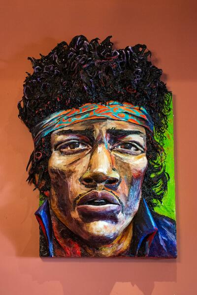 Jimi Hendrix. Dimensional Portrait