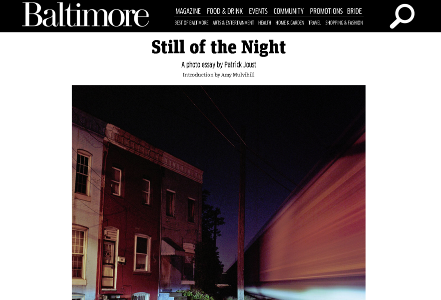 Baltimore Magazine photo essay