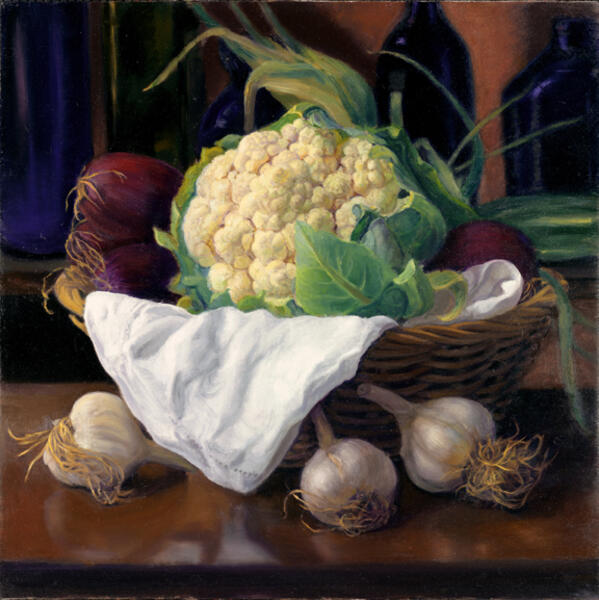 Cauliflower in a Basket