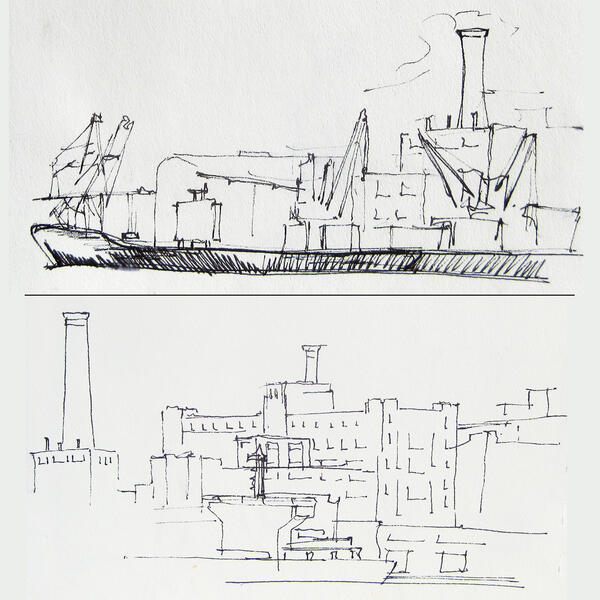 Sketch - Domino Sugar Factory