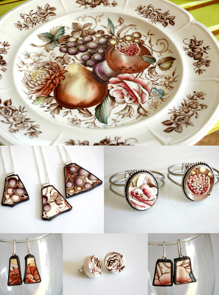 Recycled China Wedding Set
