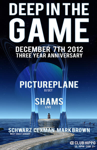 Deep In The Game 3 Year Anniversary Flyer