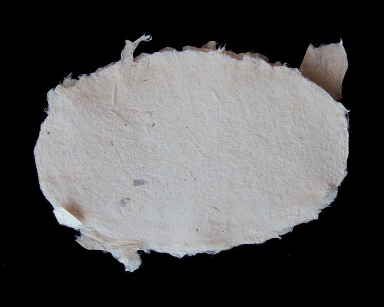 Oval paper