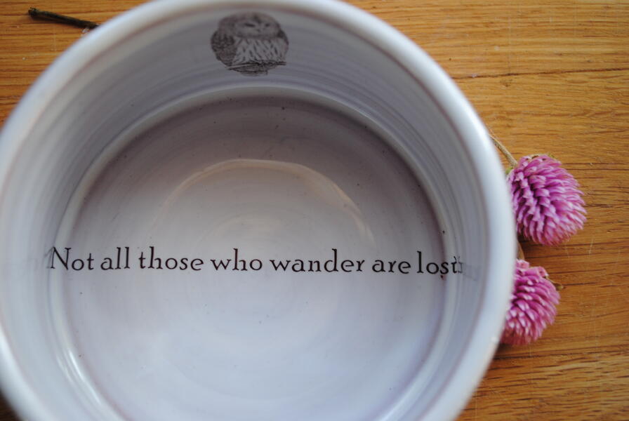NOT all those who wander are lost...