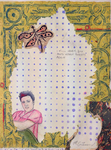 Elvis ponders his Pants.