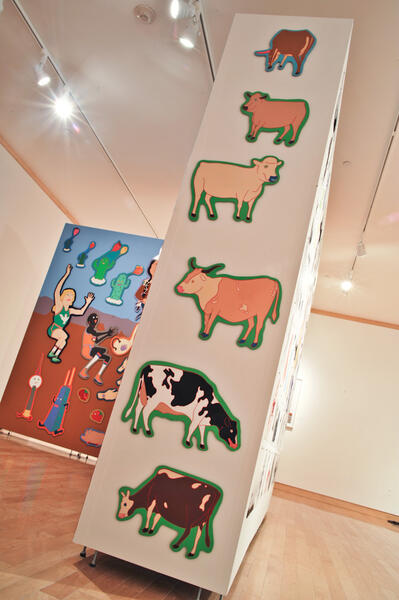 a group of cows