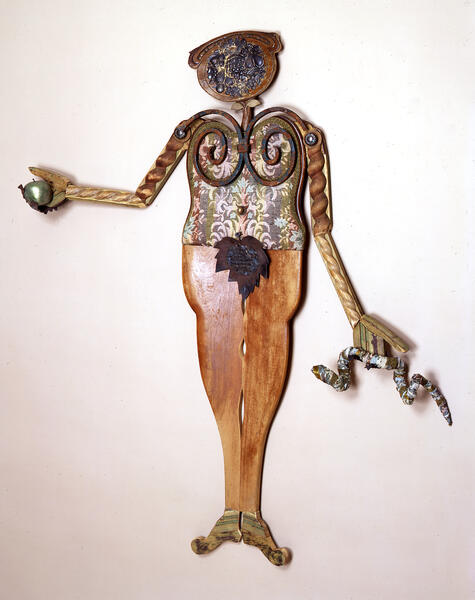 found objects, assemblage, repurposed, mixed media, figurative