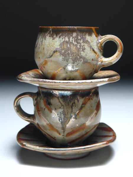Tea Cup and Saucer - set of 2