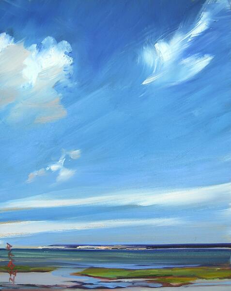 Jo Brown, Great Island (©2014) 10 x 8 oil on archival canvas board 9.9.14.3 IMG_0616