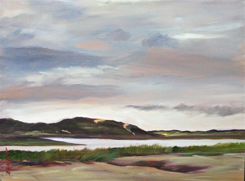 Jo Brown, Great Island (2013) 12 x 16 oil on archival canvas board 9.1.13 IMG_9598