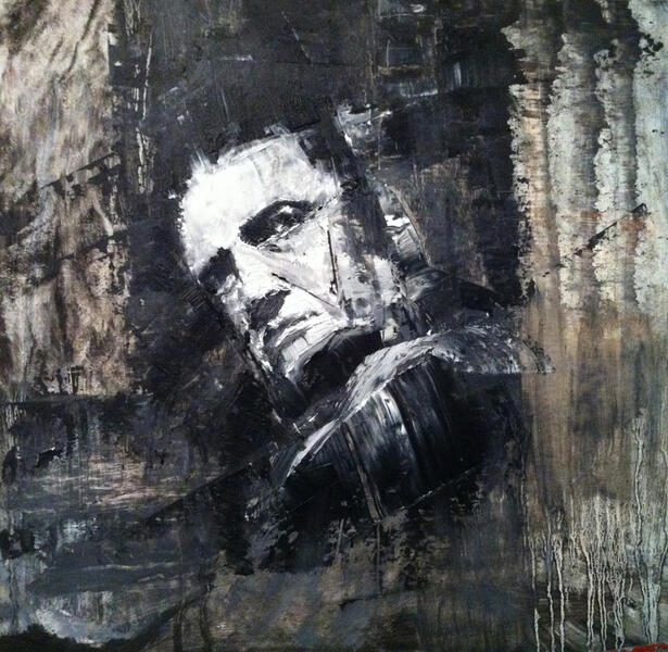Johnny Cash - Oil painting 
