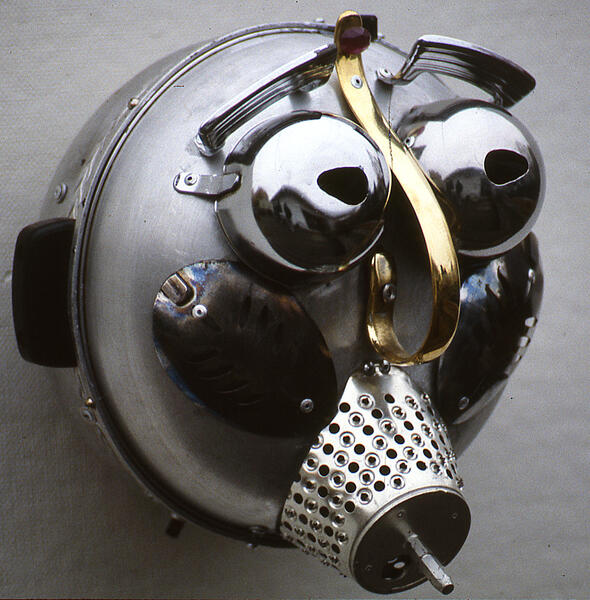 repurposed, kitchen utensils, found objects, metal, mixed mediarposed