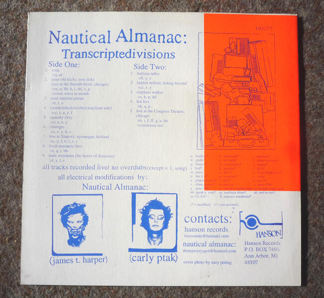 Transcriptedivisions LP 1999