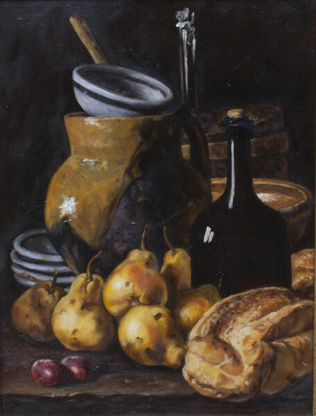 Pears with Bottle