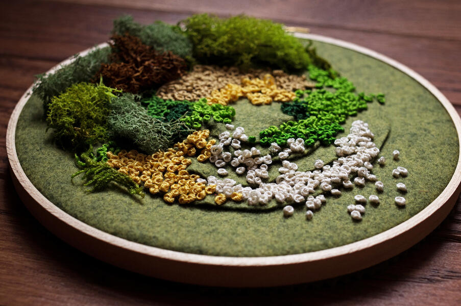 Moss Embroidery