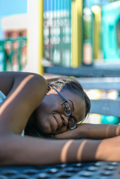 Serenity Resting at the William Mcabee Park, Baltimore, Maryland, 2015