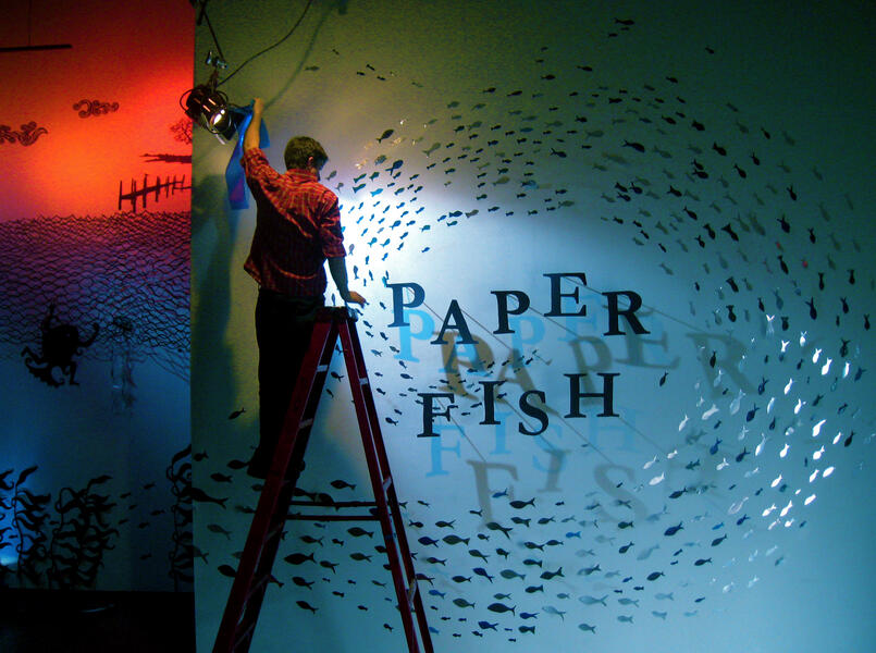 Paper Fish installation