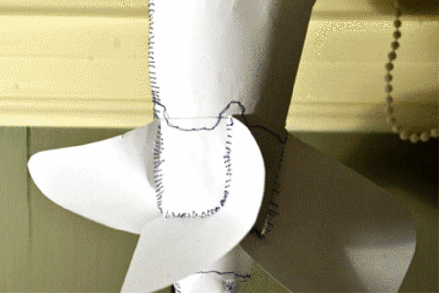  American Powered Paper Turbine (animated GIF)