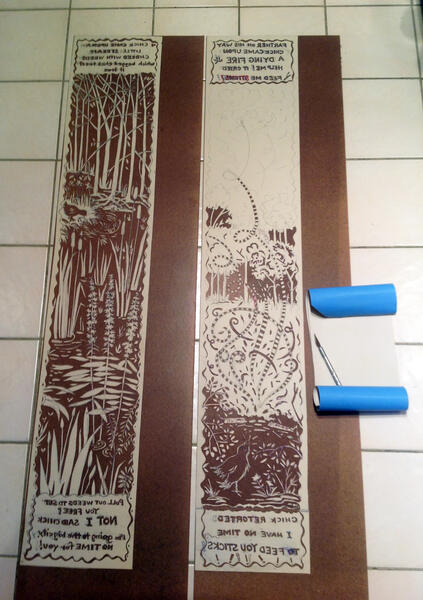 Half Chick (in progress, detail)