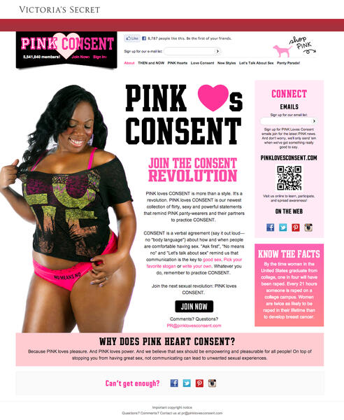 PINK loves CONSENT- About Page