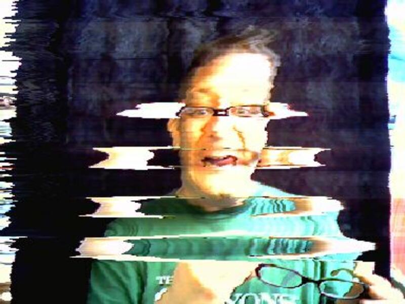 Image created in the Photo Booth installed at ArtScape, Baltimore 2009