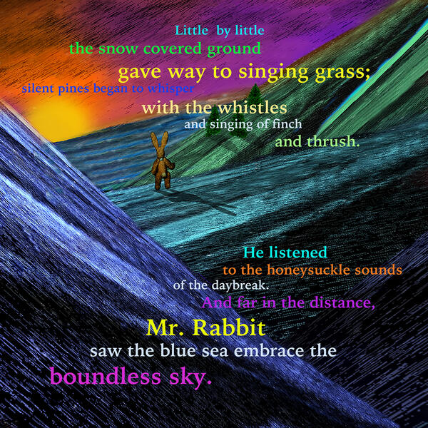 Mr. Rabbit On Hill