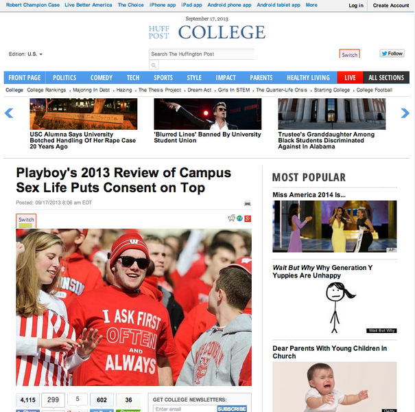 Fake Huffington Post Article