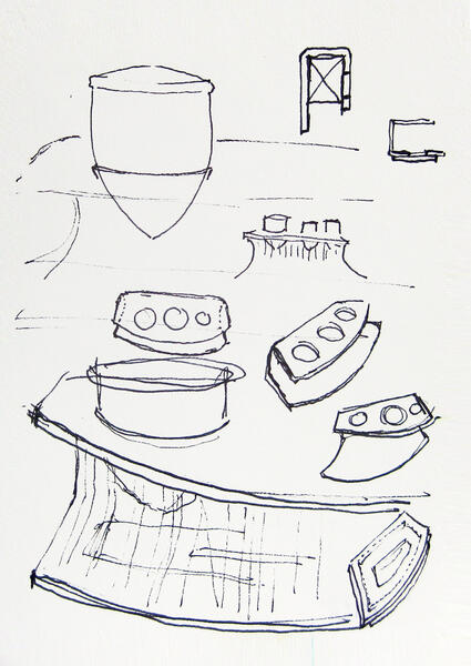 Sketch - Cityscape Spice Rack