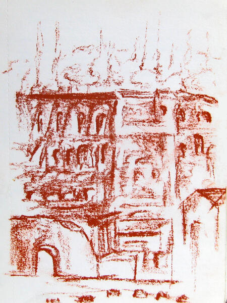 Travel Sketch - Roman Forum